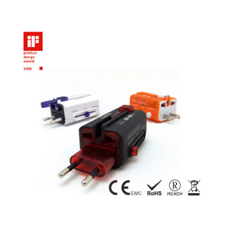 輕巧萬國旅行轉換器 - 旅用轉換插接器