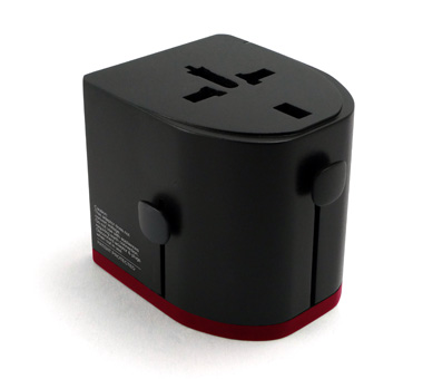 雙USB萬國充電轉接頭USB充電接口照