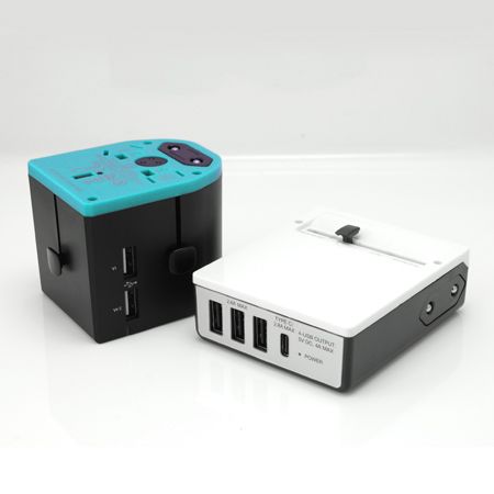 萬國旅行USB轉換器 - 萬用旅行USB適配器及轉換器