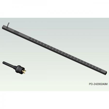 耐用機架式電源分配器含電流顯示表配L5-20P插頭