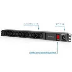 TUV 認證 IEC C13 PDU 電源分配插座，EN IEC 62368-1、UL/CSA 62368-1