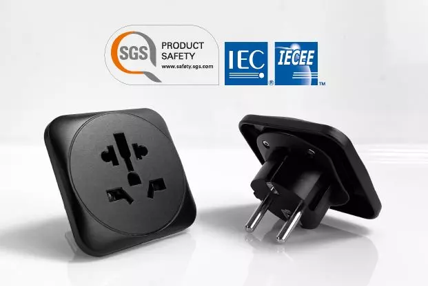 歐規多國接地轉換插頭